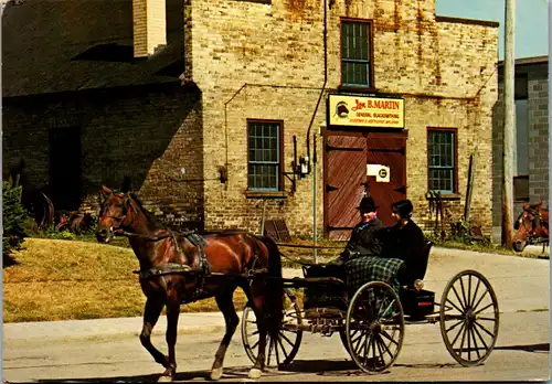 22529 - Kanada - St. Jacobs , Ontario , Mennonite Country Life , Pferdewagen - gelaufen 1985
