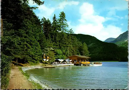 22539 - Kärnten - Weißensee , Jausenstation Ronacherfels - gelaufen 1965