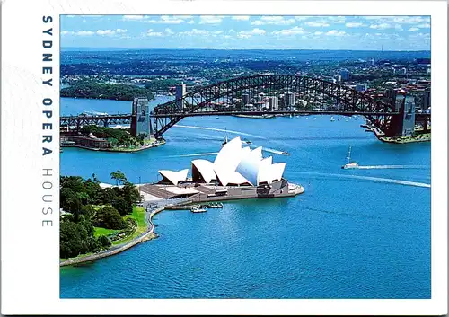 22550 - Australien - Sydney , Opera House , Harbour Bridge - gelaufen 2004