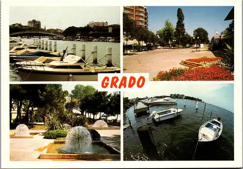 22551 - Italien - Grado , Mehrbildkarte - gelaufen 2004