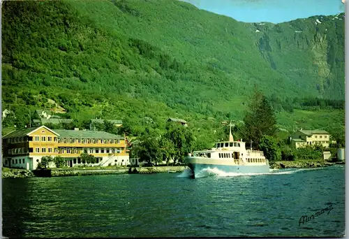 22557 - Norwegen - Lofthus , Hardanger , Hotel Ulensvang - gelaufen 1973