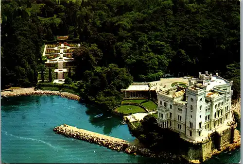 22561 - Italien - Triest , Parco e Castello de Miramare - gelaufen 1975