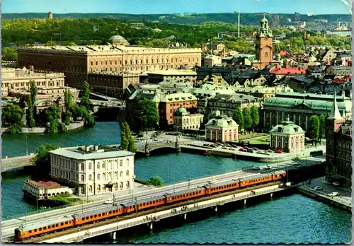 22571 - Schweden - Stockholm , Utsikt fran Stadshuset - gelaufen 1975