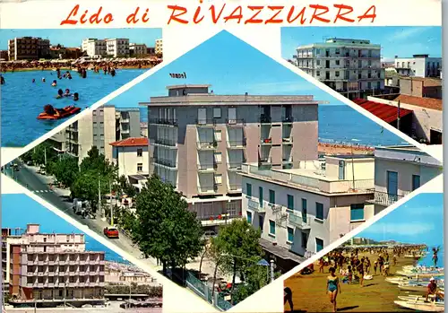 22574 - Italien - Lido di Rivazzurra , Mehrbildkarte - gelaufen 1975