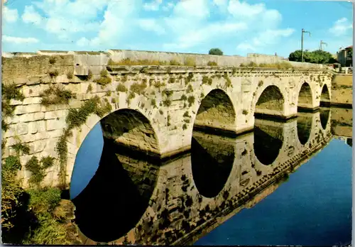 22575 - Italien - Rimini , Ponte di Tiberio , Brücke von Tiberius - gelaufen 1975