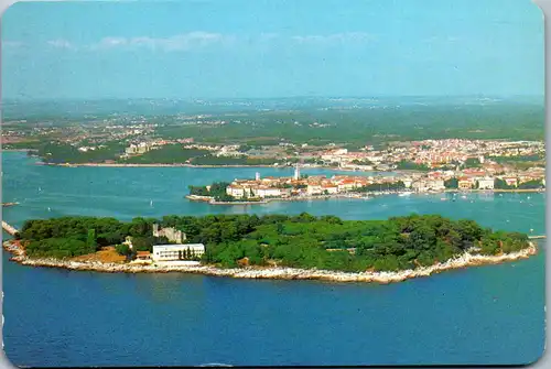 22588 - Kroatien - Porec , Panorama - gelaufen 1982