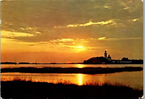 22605 - Italien - Grado , Tramonto , Sonnenuntergang - gelaufen 1978