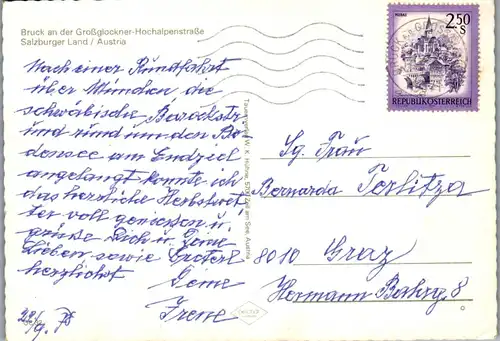 22613 - Salzburg - Bruck an der Großglockner Hochalpenstraße , Mehrbildkarte  - gelaufen 1978