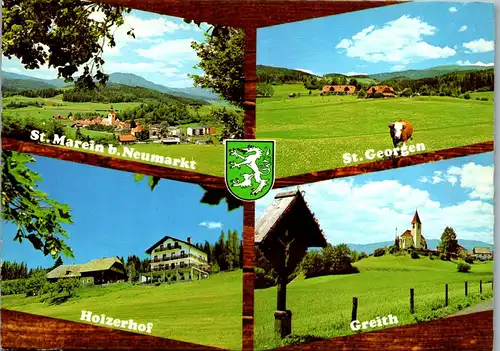 22633 - Steiermark - St. Marein bei Neumarkt , St. Georgen , Holzerhof , Greith - gelaufen 1977