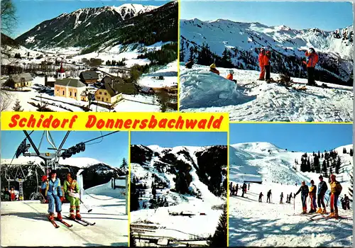 22638 - Steiermark - Donnersbachwald , Schigegiet Riesneralm , Ski - gelaufen