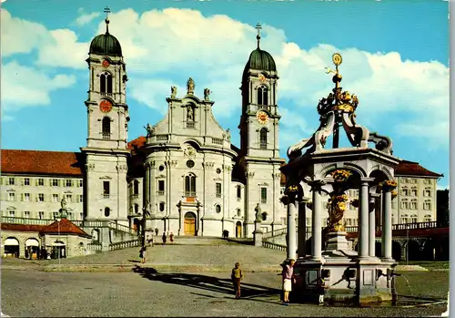 22643 - Schweiz - Einsiedeln , Das Kloster - gelaufen 1980
