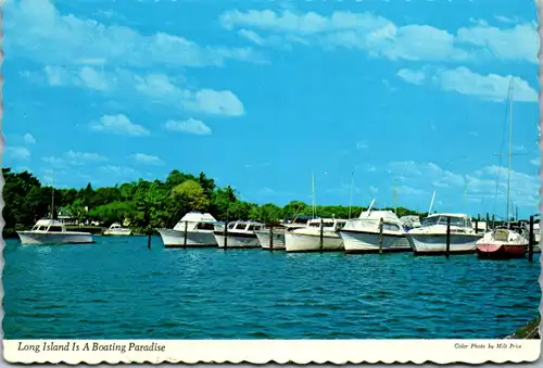 22653 - USA - New York , Lond Island , Is a Boating Paradise - gelaufen 1980