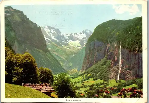 22663 - Schweiz - Lauterbrunnen - gelaufen 1962