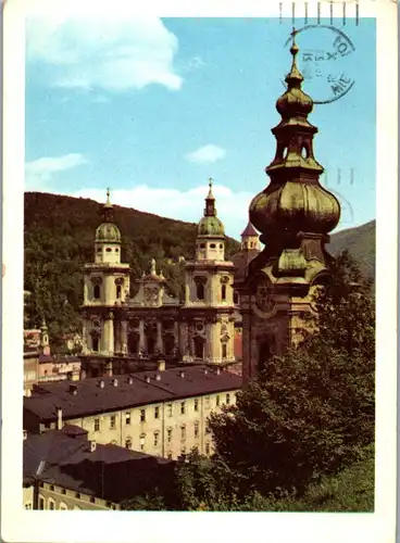 22664 - Salzburg - Dom und Peterskirche - gelaufen 1962