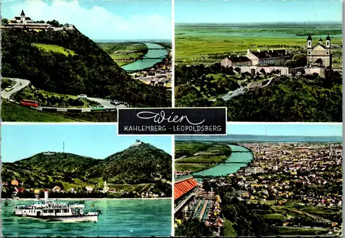 22674 - Wien - Kahlenberg , Leopoldsberg , Mehrbildkarte - gelaufen 1963