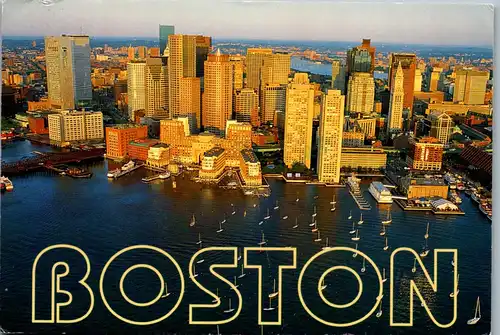 22684 - USA - Boston , Massachusetts , The Waterfront - gelaufen 1994