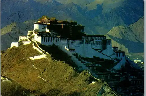 22699 - Tibet - China , The Potala Palace - gelaufen 1993
