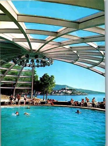 22711 - Kroatien - Primosten , Hotel Adriatic - gelaufen 1972