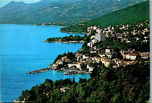 22758 - Kroatien - Opatija , Panorama - gelaufen 1979