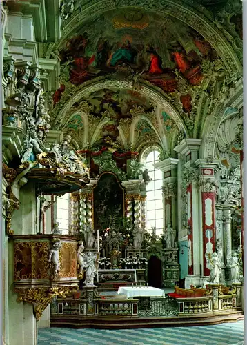 22763 - Italien - Neustift , Novacella , Stiftskirche , Chiesa dell Abbazia - gelaufen 1981
