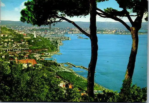 22767 - Italien - Triest , Panorama - gelaufen 1976