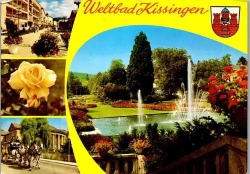 22777 - Deutschland - Bad Kissingen , Mehrbildkarte - gelaufen 1976