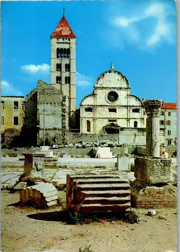 22786 - Kroatien - Zadar , Rimski Forum - gelaufen 1976