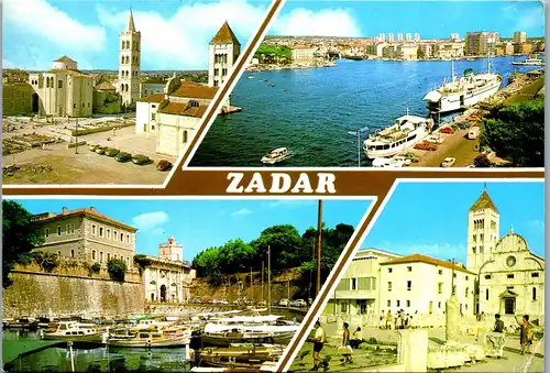 22791 - Kroatien - Zadar , Mehrbildkarte - gelaufen 1984