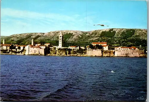 22818 - Kroatien - Rab , Panorama - gelaufen 1968