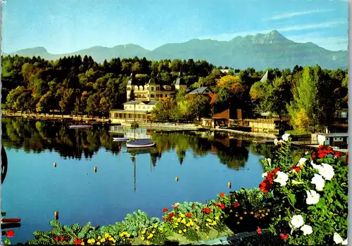 22823 - Kärnten - Schloß Velden am Wörthersee mit Mittagskogel - gelaufen 1968