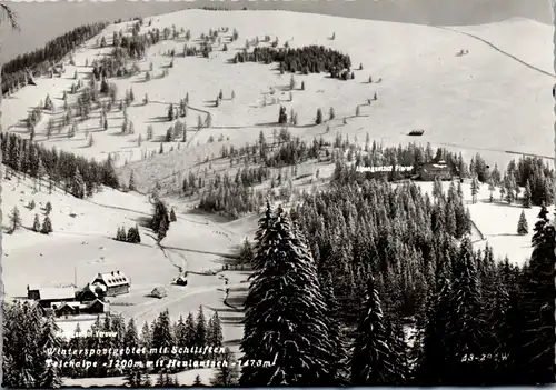 22829 - Steiermark - Fladnitz , Teichalpe , Teichalm , Hochlantsch , Gasthof Pierer , Gasthof Vorauer - gelaufen 1968