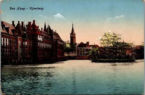 22840 - Niederlande - Den Haag , Vijverberg - gelaufen 1921