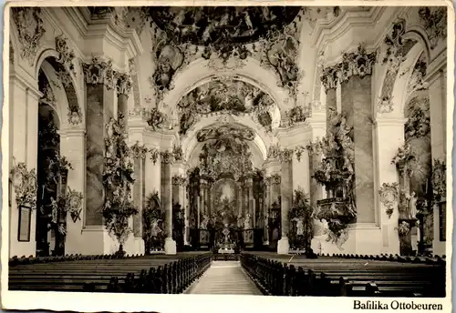 22842 - Deutschland - Ottobeuren , Basilika - gelaufen 1954