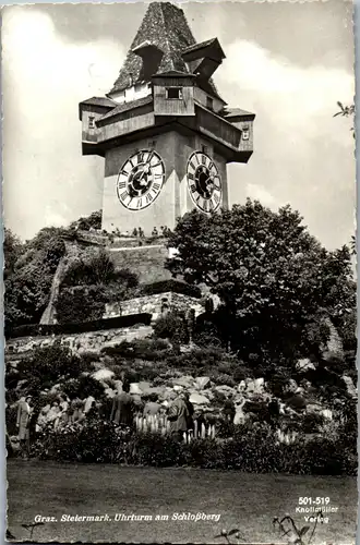 22846 - Steiermark - Graz , Uhrturm am Schloßberg - gelaufen