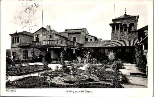 22847 - Spanien - Toledo , Jardin y casa del Greco - gelaufen