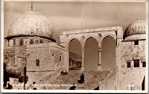 22848 - Israel - Jerusalem , Dome of the Rock , General View , built by Abed el Melik - gelaufen