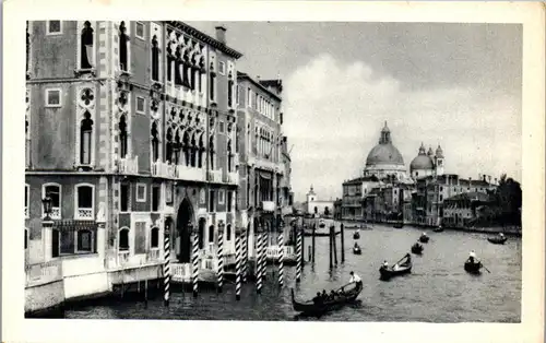 22860 - Italien - Venezia , Canal Grande e chiesa della Salute - nicht gelaufen