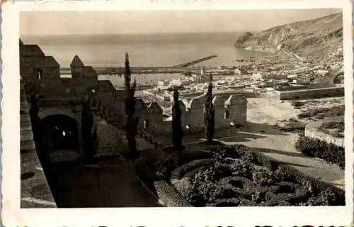 22886 - Spanien - Almeria , Alcazaba y vista parcial - gelaufen 1954