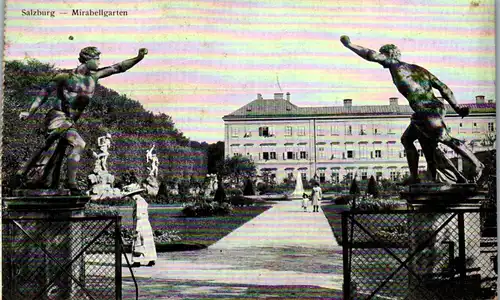 22896 - Salzburg - Mirabellgarten - gelaufen 1925