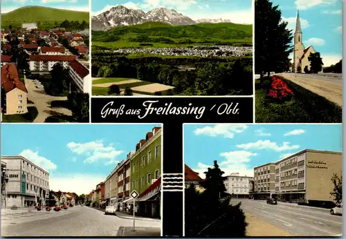 22910 - Deutschland - Freilassing , Mehrbildkarte - gelaufen 1973