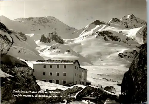 22918 - Tirol - Heidelbergerhütte , Silvretta , Larfeinerspitze , Heidelbergerscharte u. Spitze - gelaufen 1974