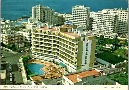 22922 - Spanien - Tenerife , Teneriffa , Hotel Martianez , Puerto de la Cruz , Islas Canarias - gelaufen 1974