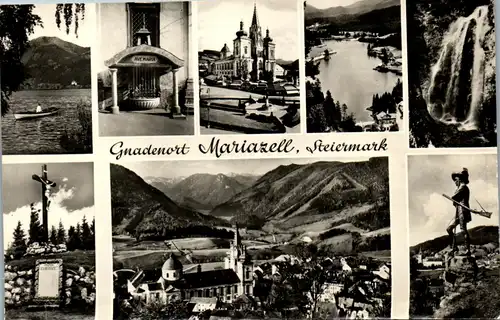 22933 - Steiermark - Mariazell , Mehrbildkarte - gelaufen 1961