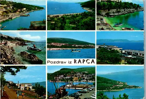 22953 - Kroatien - Rapca , Rabac , Mehrbildkarte - gelaufen 1970