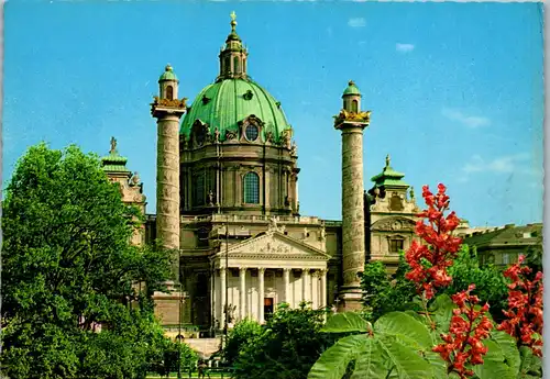 22957 - Wien - Karlskirche  - gelaufen 1971