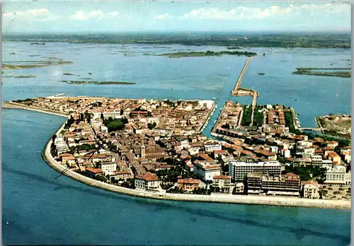22974 - Italien - Grado , Veduta aerea , Panorama - gelaufen 1964