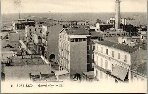 22987 - Ägypten - Port Said , General View - nicht gelaufen