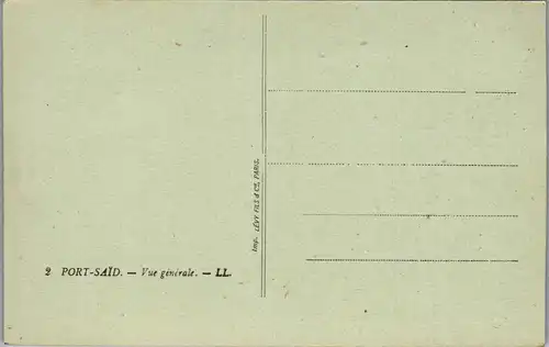 22987 - Ägypten - Port Said , General View - nicht gelaufen