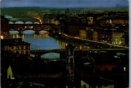 23000 - Italien - Firenze , Panorama - gelaufen 1987