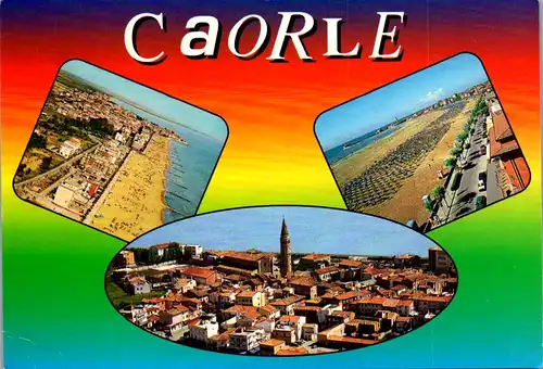 23016 - Italien - Caorle , Mehrbildkarte - gelaufen 1994